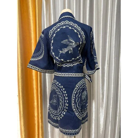 ALEMAIS Oceane Mini Shirtdress - Picture 4 of 11